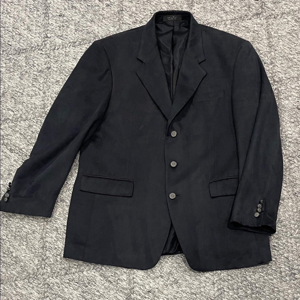 Andrew Fezza Elegant Black Blazer